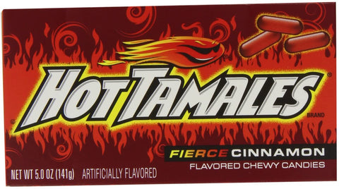 Hot Tamales Cinnamon Candies Theatre Box 141 g (Pack of 3)
