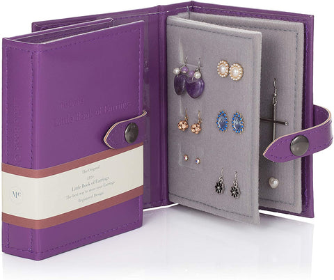 Little Book of Earrings Purple - Small size