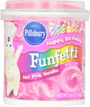 Pillsbury Funfetti Hot PINK VANILLA Frosting 442g
