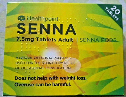 Senna Pods Herbal 20 Laxative Tablet Relieve Constipation