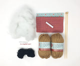 The Crafty Kit Company Knit Your Own Teddies Kit
