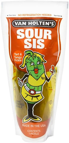Van Holten's King Size Pickle in-a-Pouch - Sour Sis